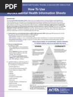 Download How To Use  AOTAs Mental Health Information Sheets by The American Occupational Therapy Association  SN103045663 doc pdf