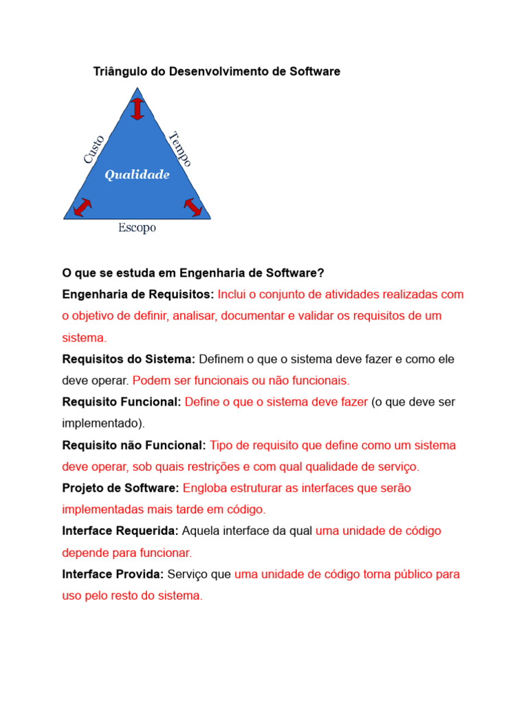 Engenharia de Software | PDF | Testes de software | Software de aplicação