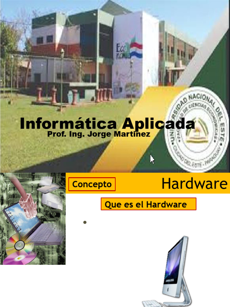 Unidad i - Hardware | PDF | Hardware de la computadora | Periférico