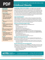 Download Childhood Obesity by The American Occupational Therapy Association  SN103046825 doc pdf