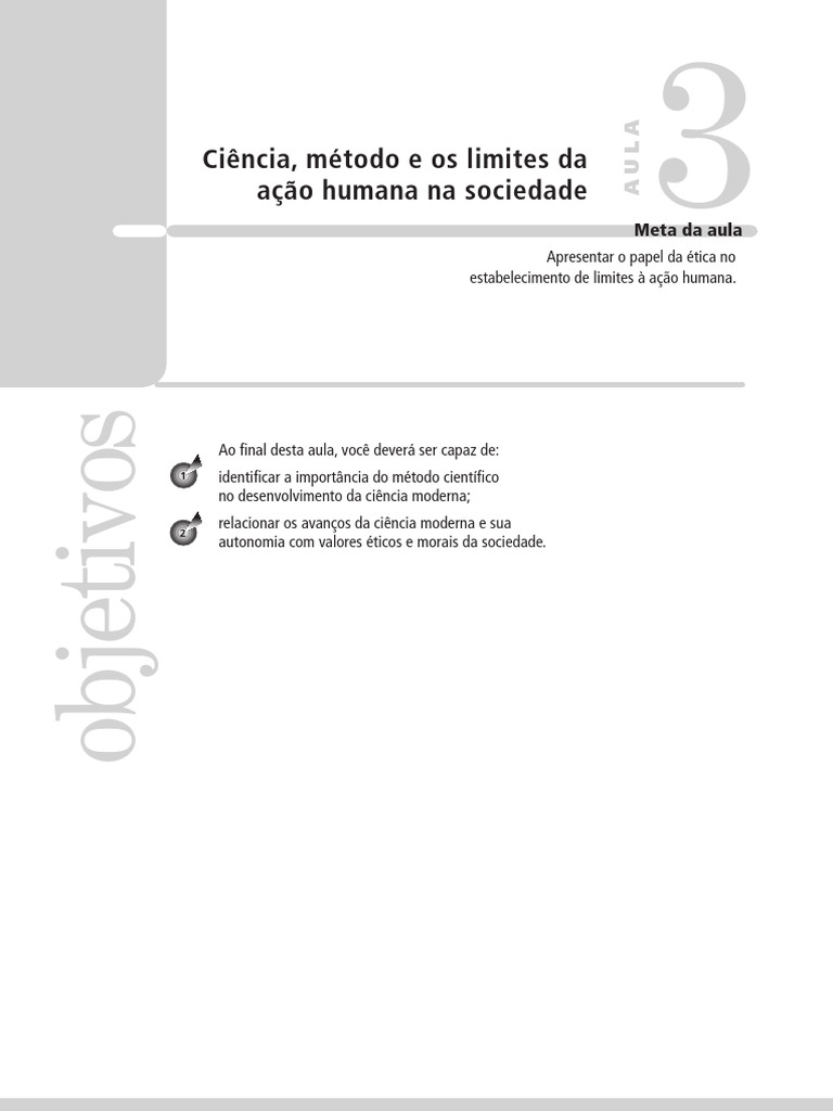 Aula 03 | PDF | Science | Método científico