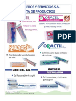 Lista de Productos para Las Farmacias
