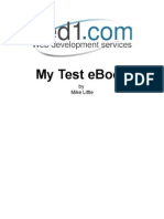 My Test Ebook: by Mike Little