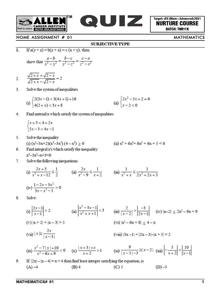 QUIZ 2 | PDF