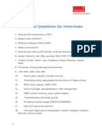 Interview Questions