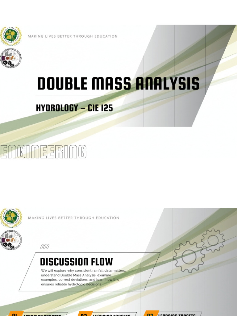 Cie 125 Double Mass Analysis | PDF | Rain | Slope