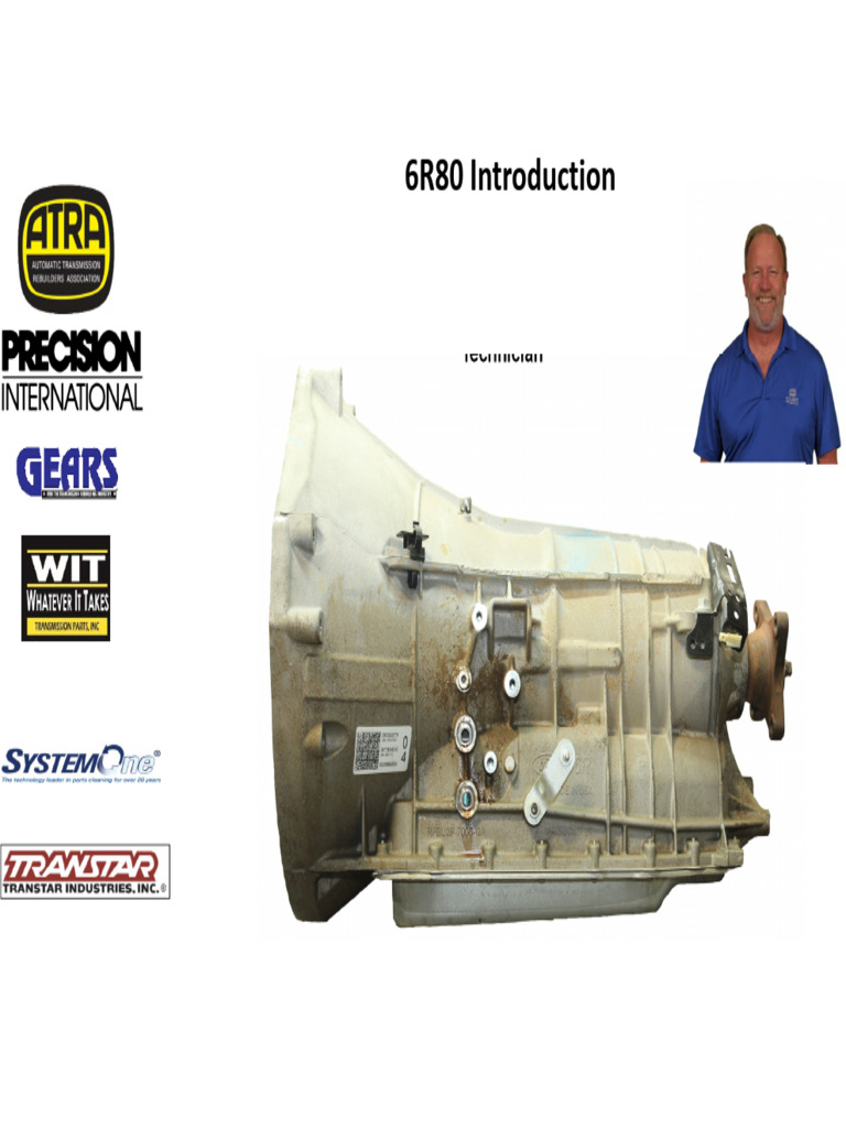 6r80 Intro | PDF | Mechanical Engineering | Motor Vehicle