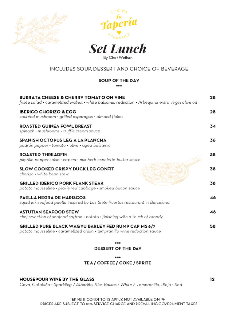 Set Lunch | PDF
