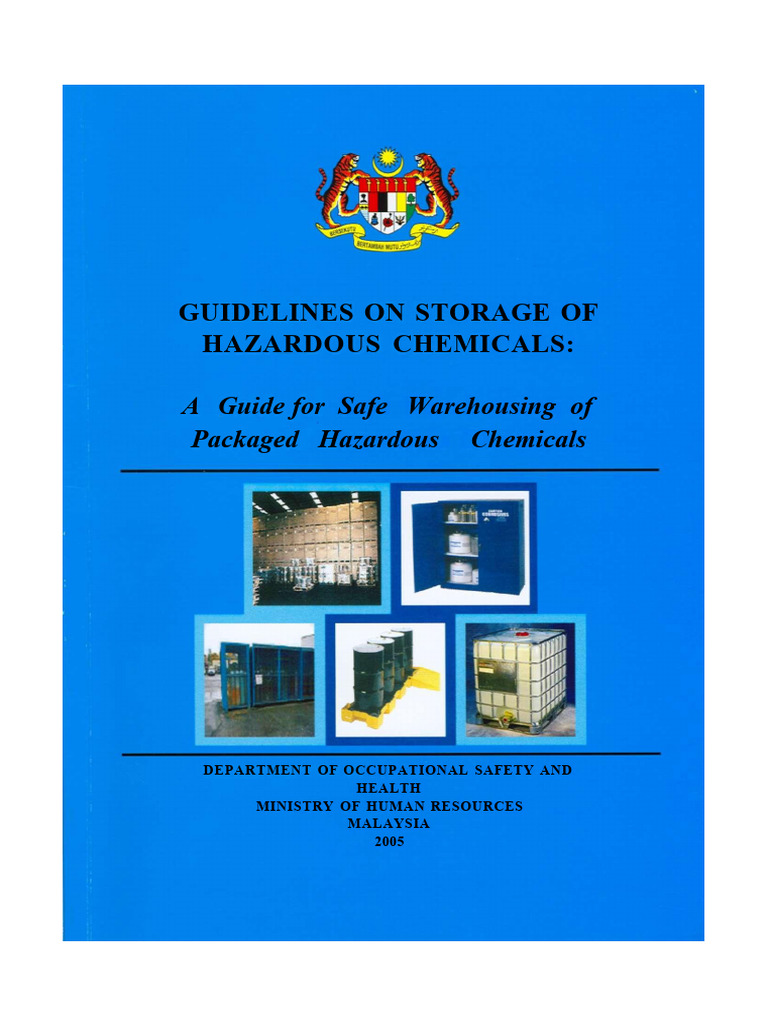 Guidelines on Storage Chemical Hazards | PDF | Dangerous Goods ...