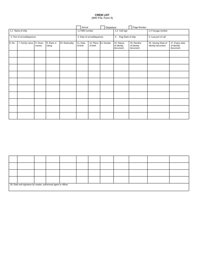 FAL FORM 5 | PDF