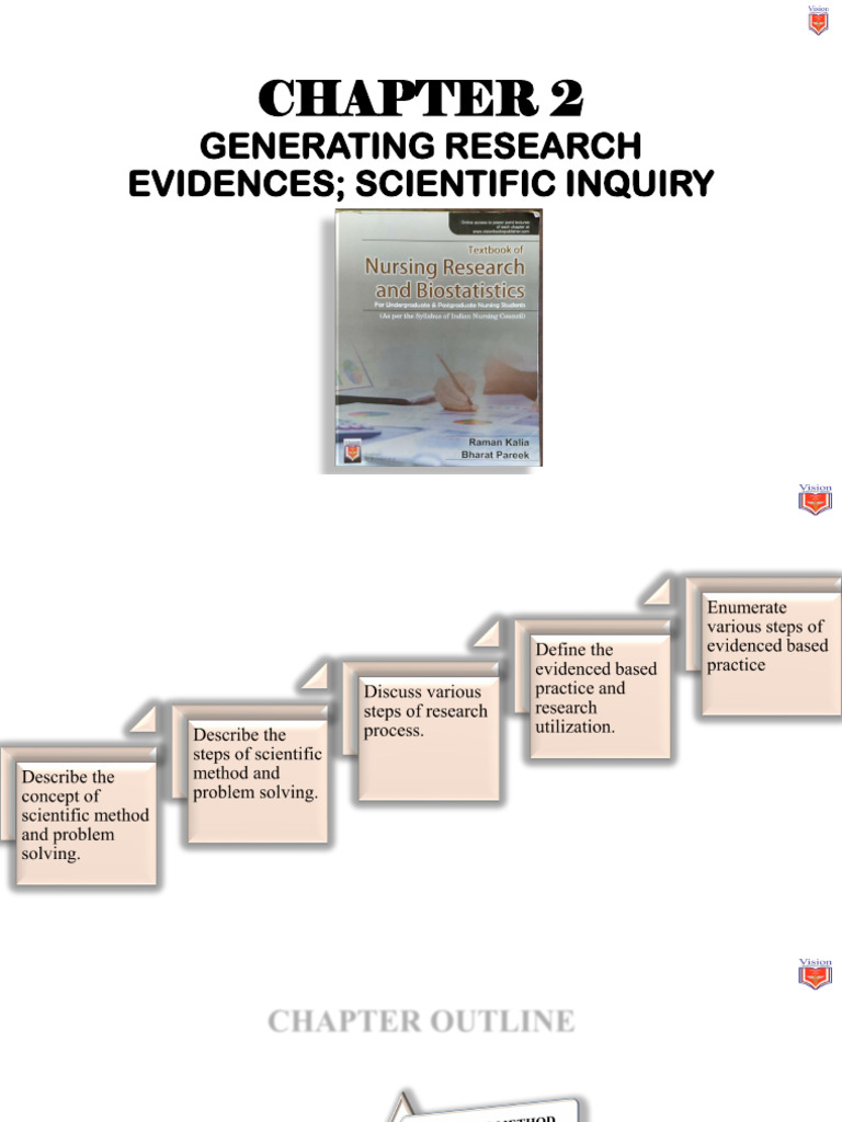 Chapter 2 Generating Research Evidences Scientific Inquiry | PDF