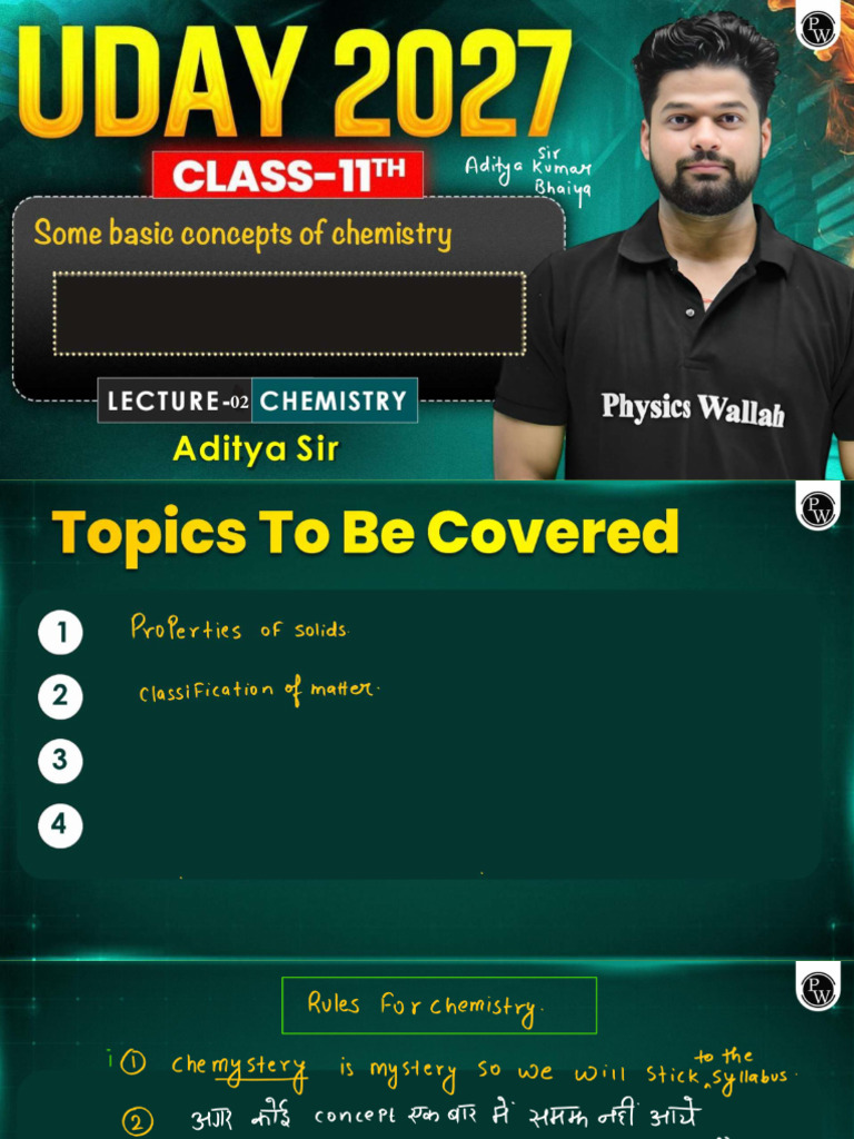 Some Basic Concepts of Chemistry 02 Class Notes | PDF