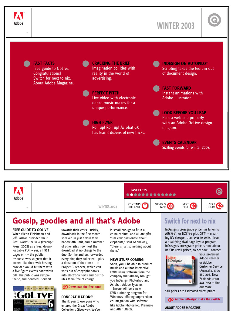 adobe_magazine_winter_2003 | PDF | Adobe Illustrator | Adobe Flash