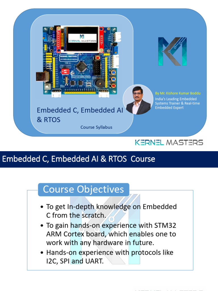 KM Embedded C CourseLayout 1 | PDF | Embedded System | Microcontroller