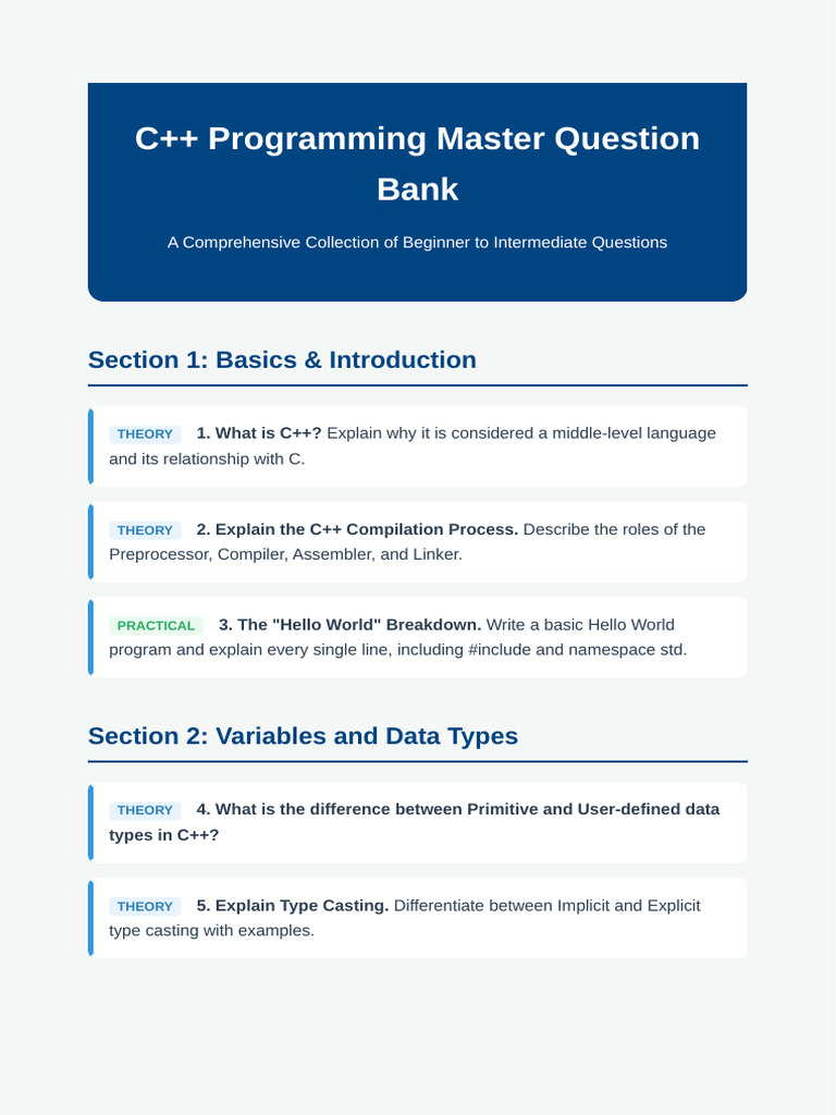 cpp_beginner_questions | PDF | Pointer (Computer Programming) | C++
