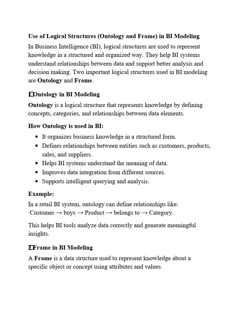 BI Unit 2 GPT | PDF | Business Process | Probability