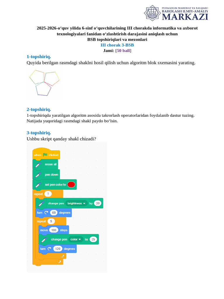 6-sinf_3-BSB_3-chorak_uz | PDF