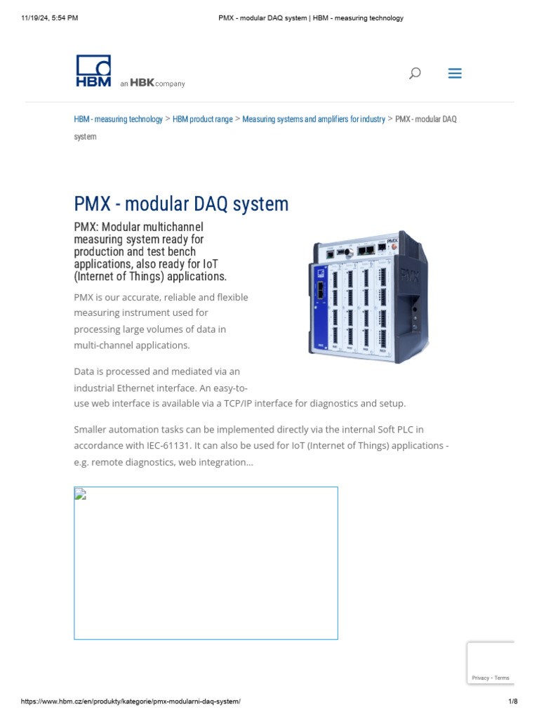 PMX - modular DAQ system _ HBM - measuring technology | PDF | Data ...