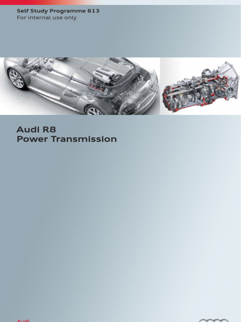 SSP 613 Audi R8 Power Transmission | PDF | Manual Transmission ...