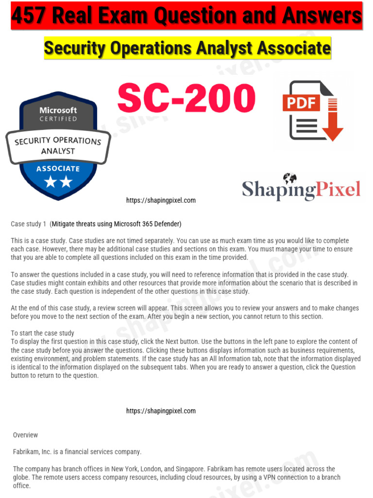 SC-200 | PDF | Microsoft Azure | Cloud Computing