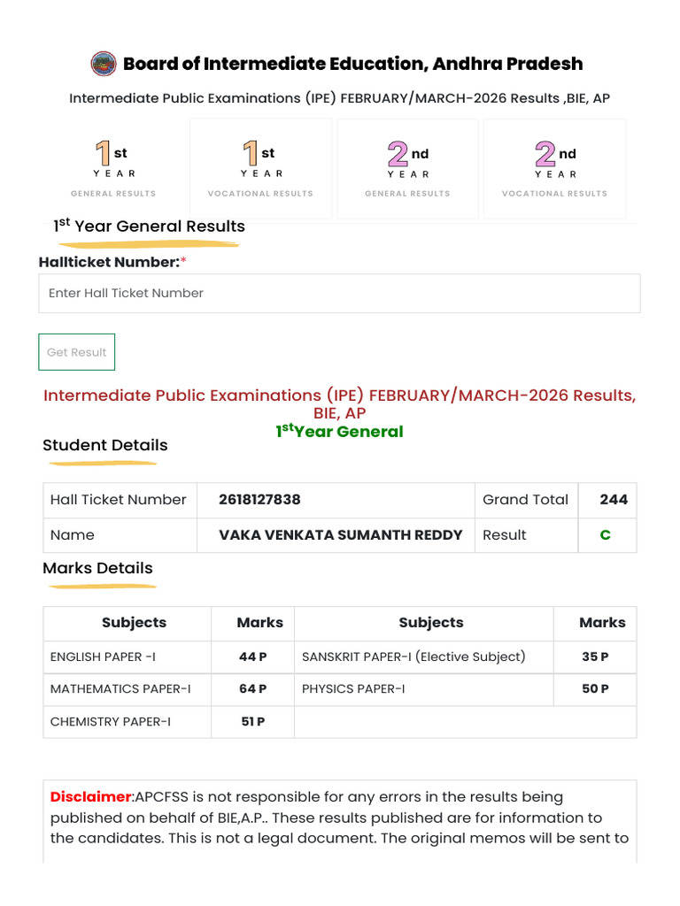 Bie Results | PDF