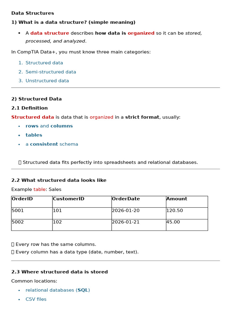 Data Structures | PDF | Table (Database) | Information Science