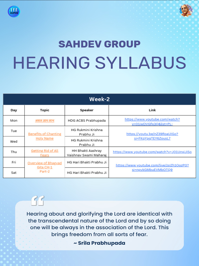 Sahdev Group Syllabus | PDF