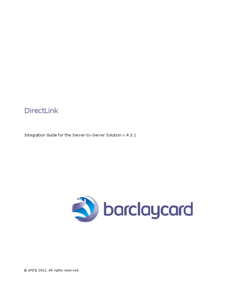 ePDQ DirectLink en Original | PDF | Transport Layer Security | Areas Of ...
