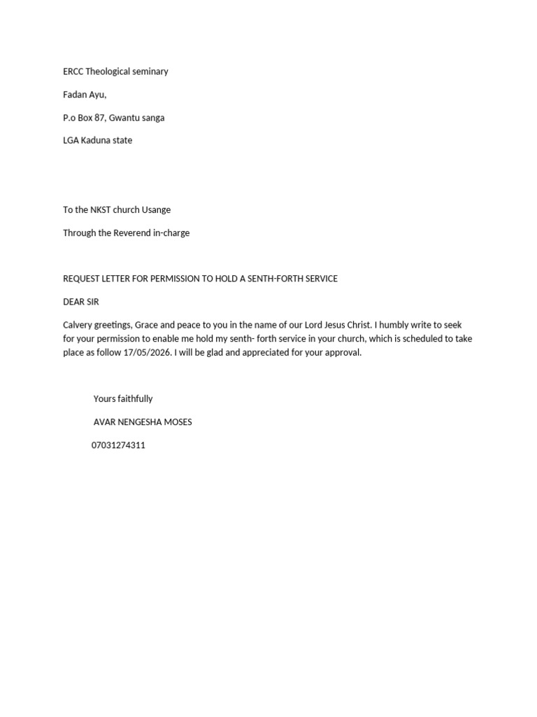 Letter of Request | PDF