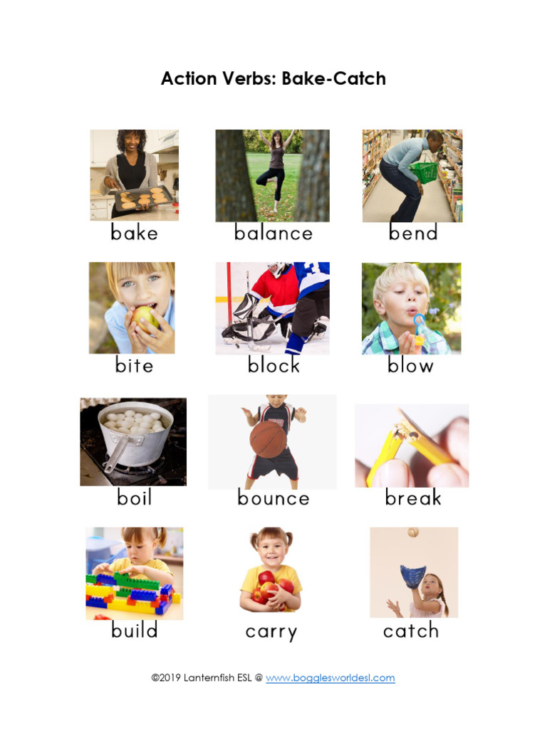 Action Verbs Dictionary | PDF