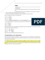 Reduced Row Echelon Form