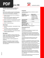 Renderoc HB40 Technical Data Sheet | PDF | Concrete | Composite Material