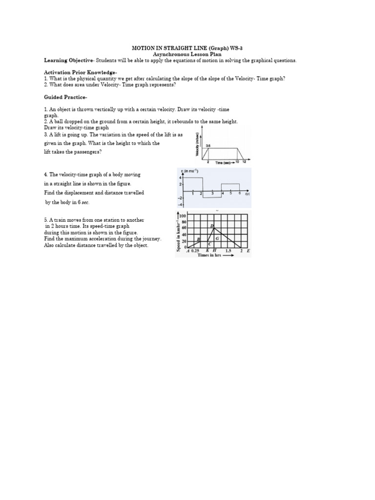 Asynchronous Lesson Plan | PDF