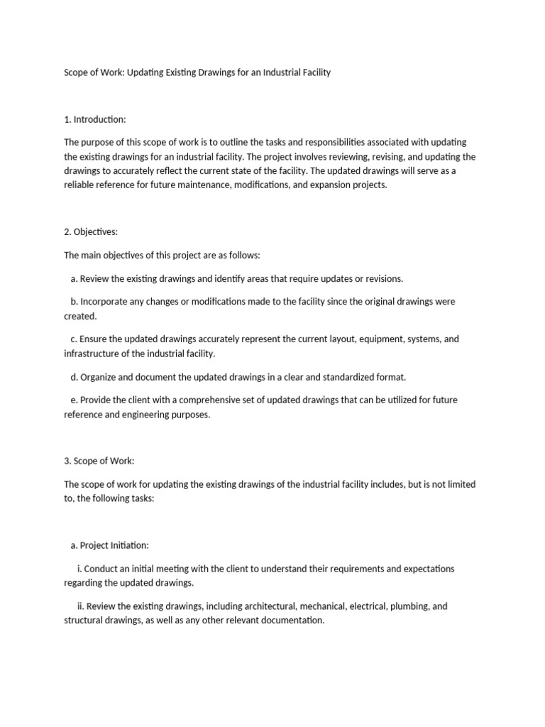 Scope of Work of Updating the Existing Drawings in GTU, CCU and WHPP ...