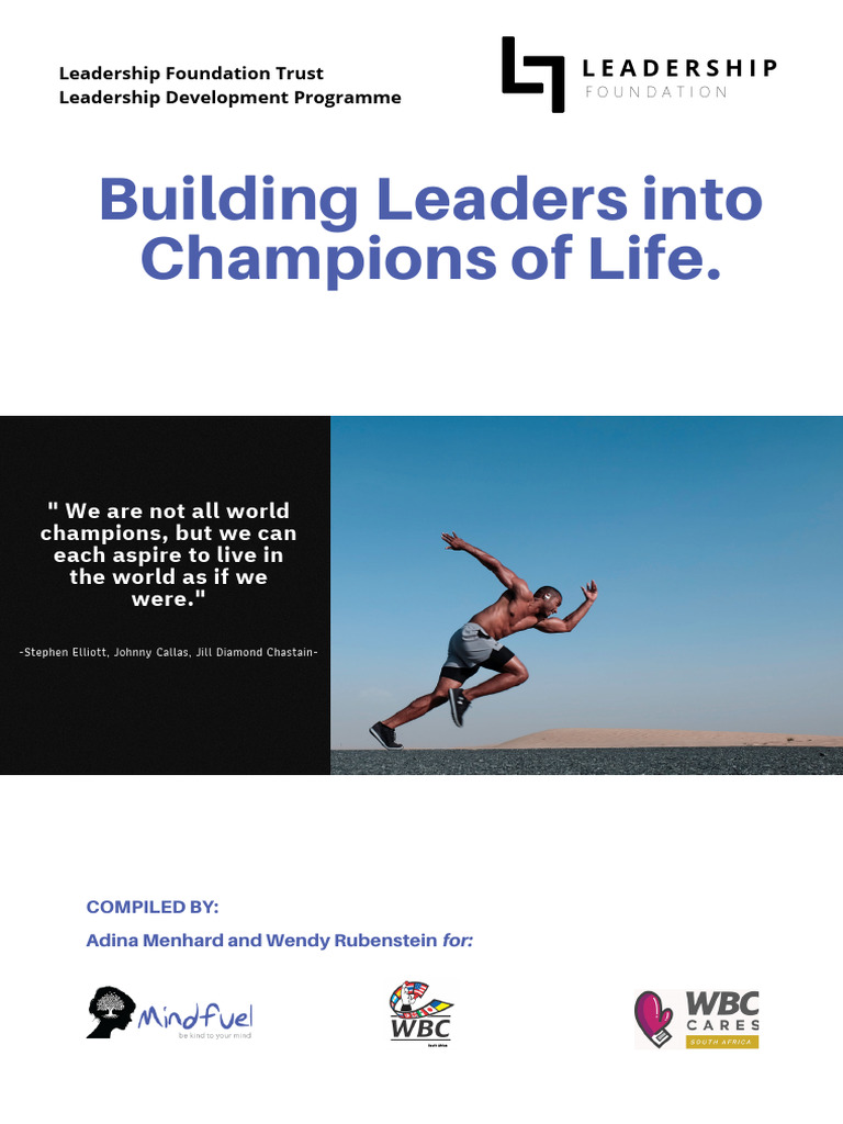 Building leaders into Champions of life | PDF | Communication | Psychology