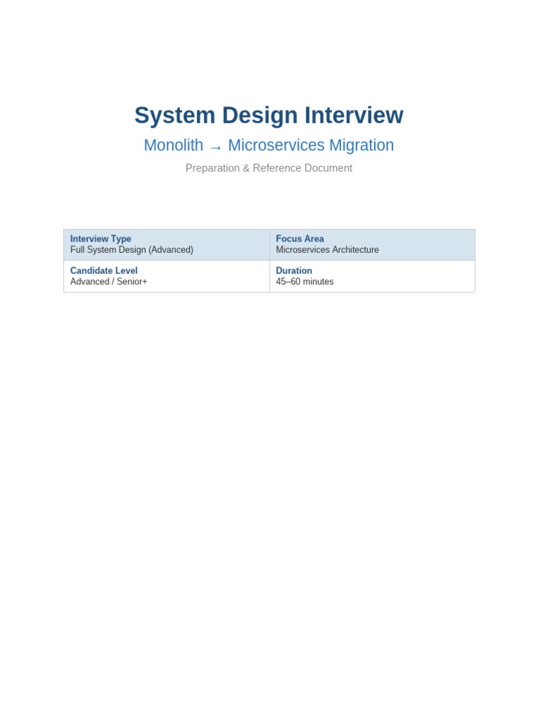 System Design Interview | PDF | Databases | Postgre Sql
