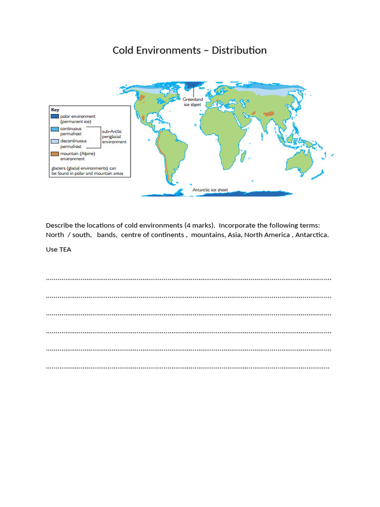 Cold Environments - Distribution | PDF
