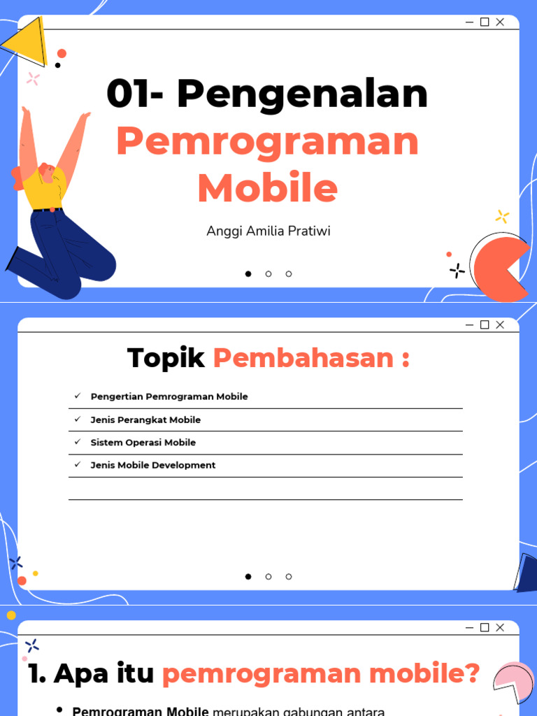 01-Pengenalan: Pemrograman Mobile | PDF