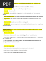 IT Essentials 8.0 Skills Assessment Guide | PDF | Booting | Bios