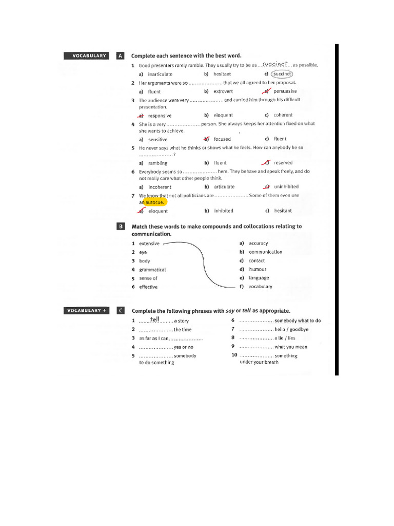 BC - Unit 1 Practice TB | PDF
