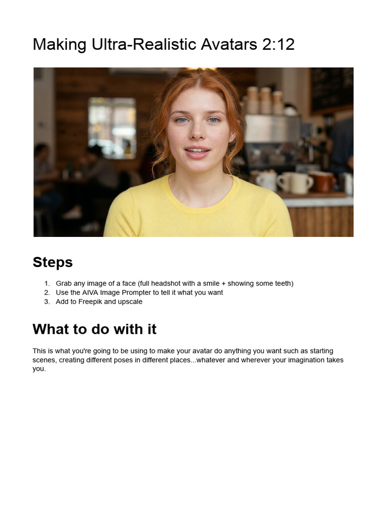 03 Making Ultra-Realistic Avatars | PDF
