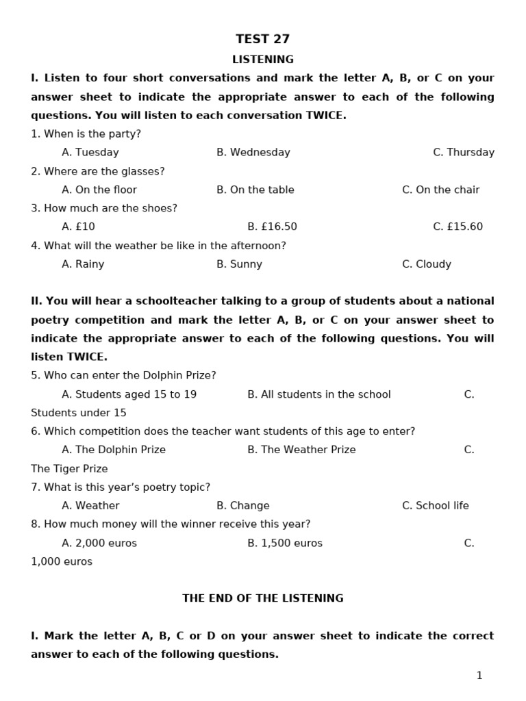TEST 27 | PDF | Shift Work | Isaac Newton