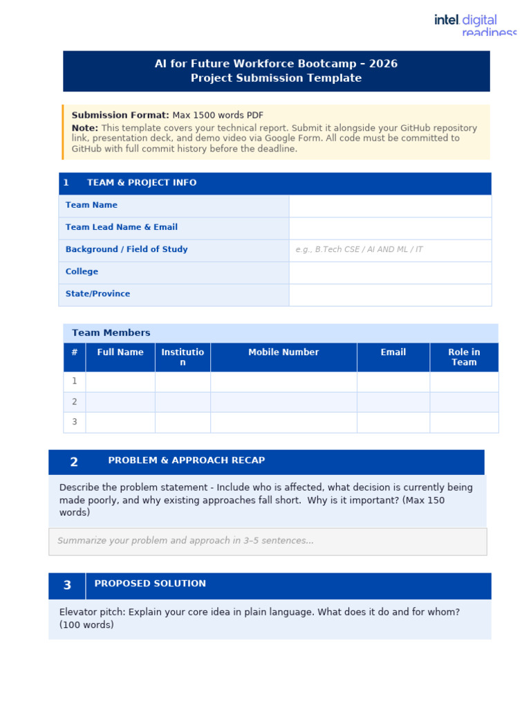 Project Submission Template | PDF | Data | Artificial Intelligence