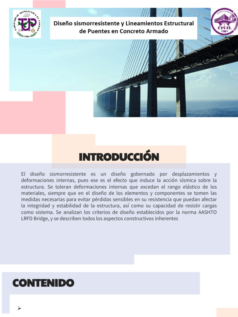 PDF Diseo Sismoresistente de Un Puentepdf Compress | PDF | Puente ...
