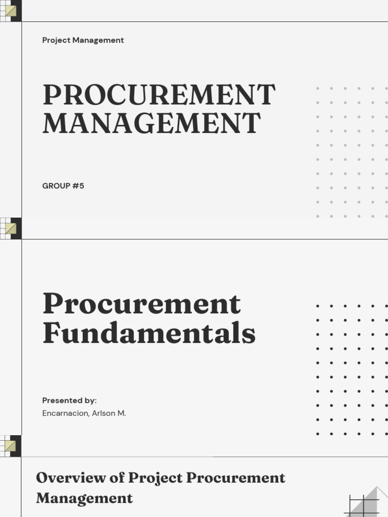 PROCUREMENT-MANAGEMENT | PDF | Procurement | Business Economics