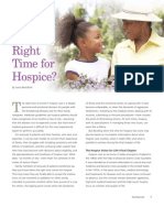 When  Is the  Right  Time for  Hospice?