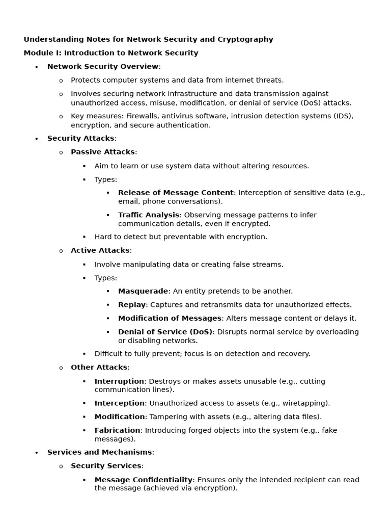 Network Security | PDF | Cryptography | Key (Cryptography)