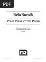 Bartok - First Term (I)