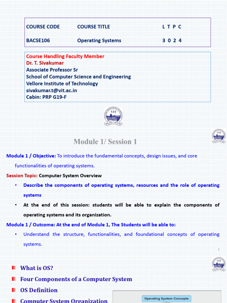 1.1_Computer System Overview | PDF | Operating System | Computer Program