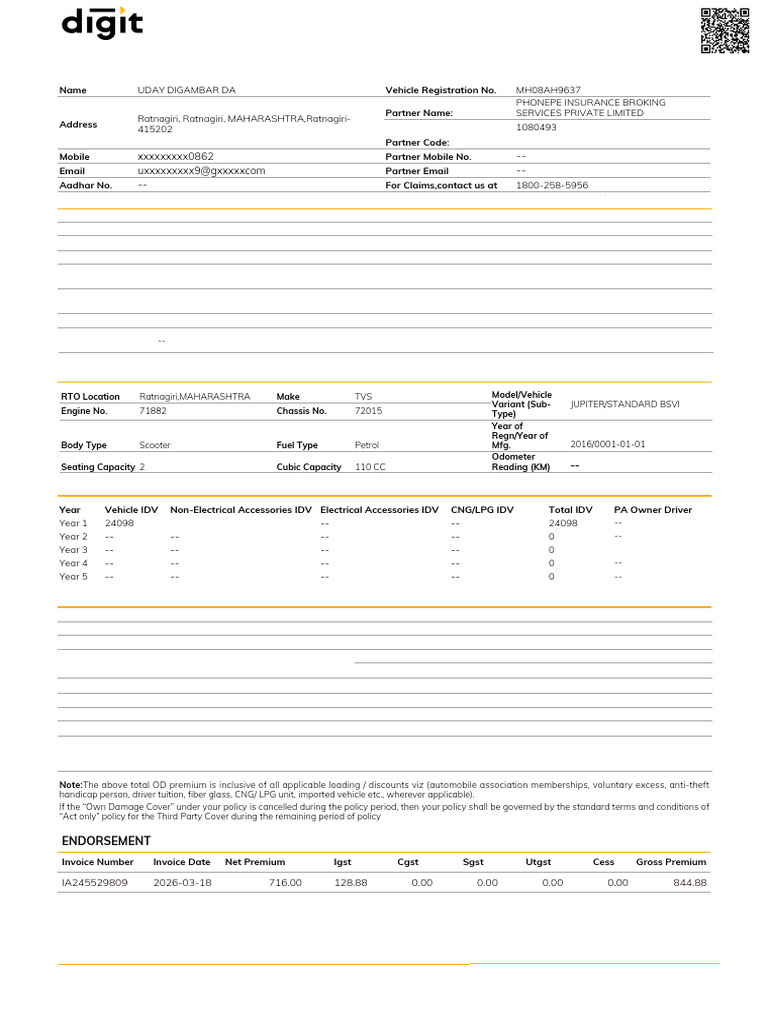 D257876345 (1) | PDF | Insurance | Indemnity